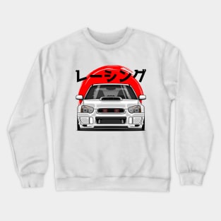 White Impreza WRX STI Blobeye Crewneck Sweatshirt